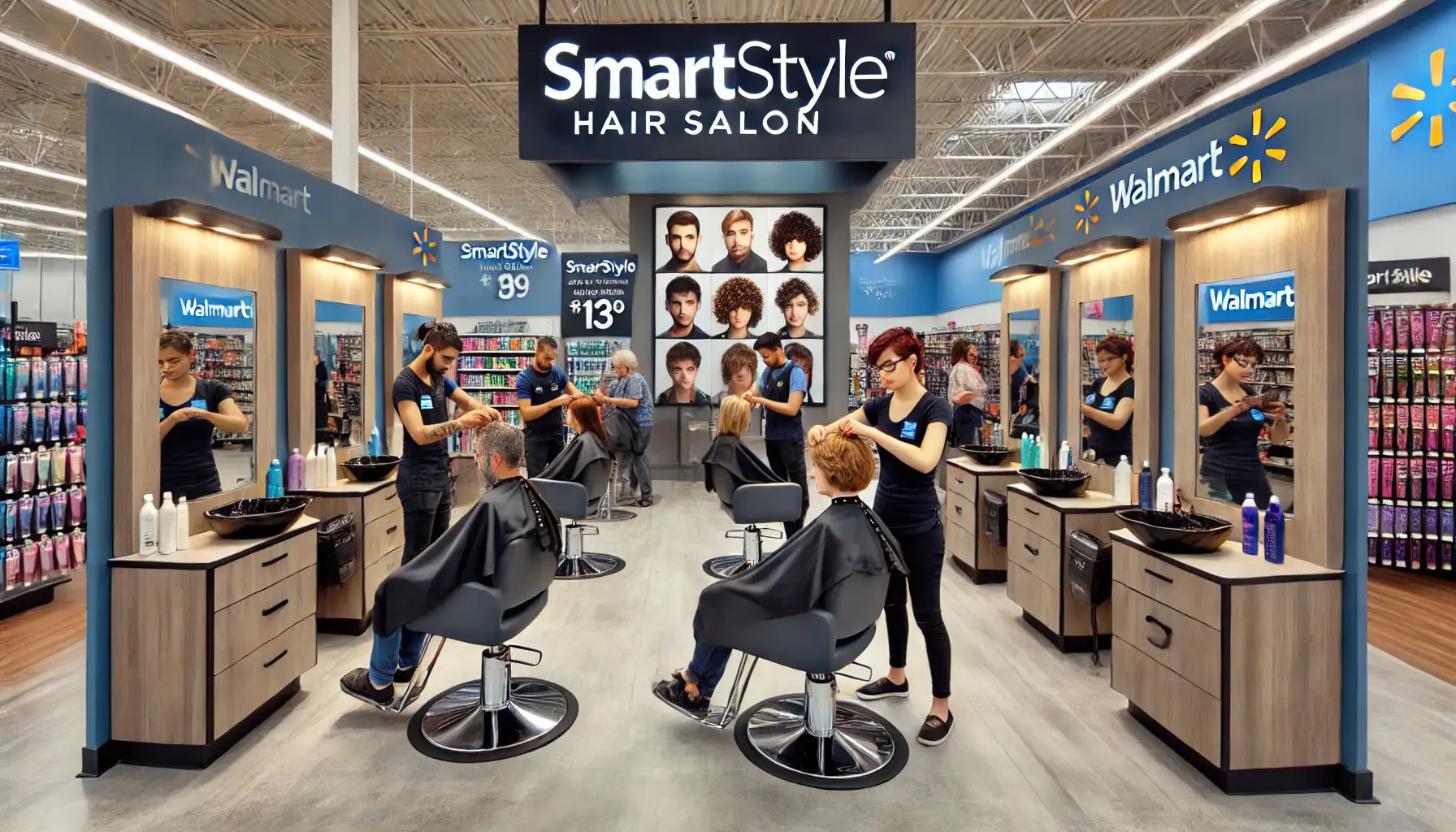 walmart hair salon prices